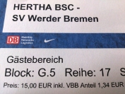 Hertha BSC - WERDER BREMEN